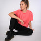 Damen oversized T-Shirt REAL (rot)