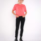 Damen oversized T-Shirt REAL (rot)