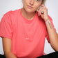 Damen oversized T-Shirt REAL (rot)