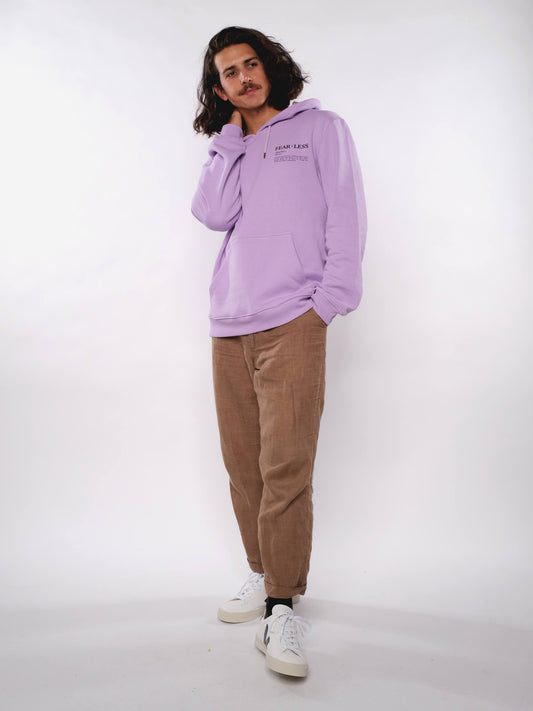 Herren Hoodie FURCHTLOS (lavendel)