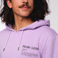 Herren Hoodie FURCHTLOS (lavendel)