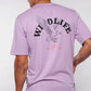 Herren T-Shirt WILDLEBEN ZÄHLT (lavendel)