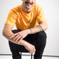 Herren T-Shirt UNSER ZUHAUSE (orange)