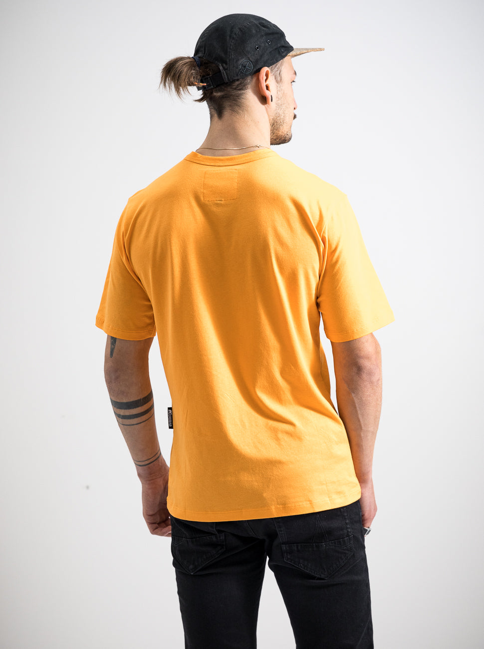 Herren T-Shirt UNSER ZUHAUSE (orange)