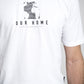 Herren T-Shirt UNSER ZUHAUSE (weiß)