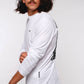 Herren Langarmshirt ERDBÄR (weiß)