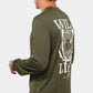 Herren Langarmshirt WILDLEBEN ZÄHLT (grün)