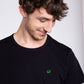Herren T-Shirt grün LOGOBÄR (schwarz)