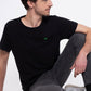 Herren T-Shirt grün LOGOBÄR (schwarz)