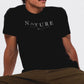 Herren T-Shirt NATUR SPRICHT (schwarz)