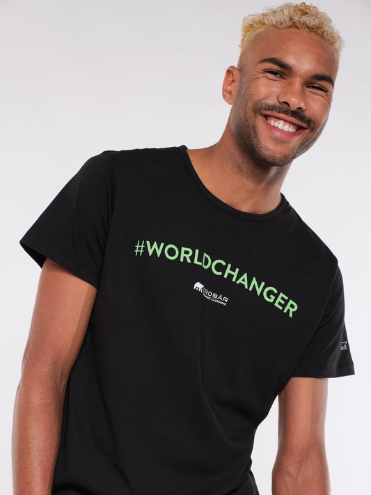 Herren T-Shirt ERDBÄR #WORLDCHANGER (schwarz)