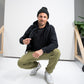 Herren coole Jogginghose (olivgrün)