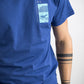 Herren T-Shirt LEBEN UNTER WASSER (blau)