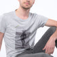 Herren T-Shirt 07 MIT DIESEM STYLE UNTERSTÜTZT DU! (grau)
