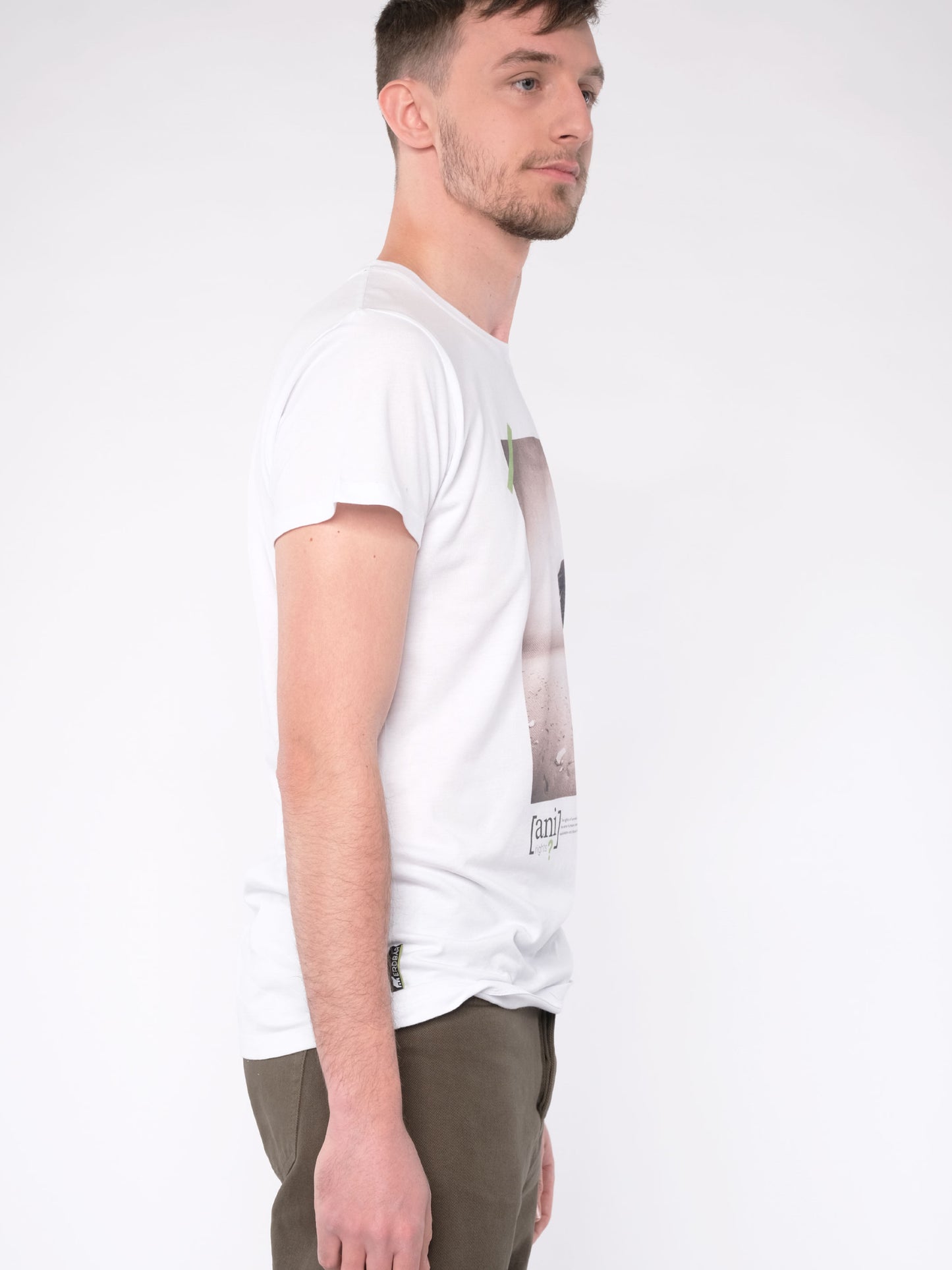 Herren T-Shirt 06 MIT DIESEM STYLE UNTERSTÜTZT DU! (weiß)