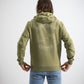 Herren Zip-Hoodie LOGOBÄR (olivgrün)