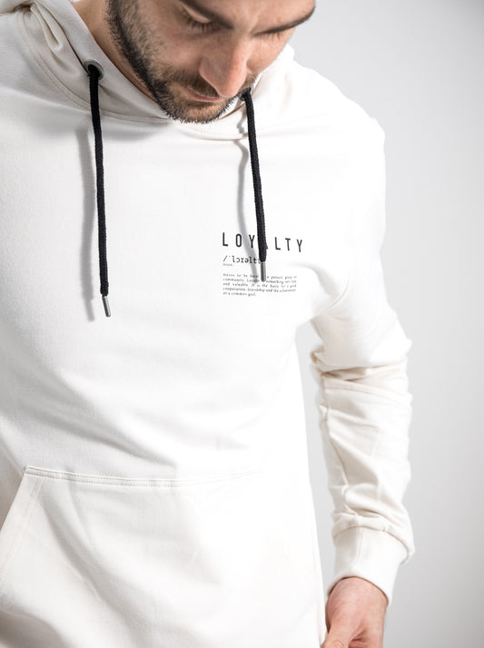 Herren Hoodie LOYALITÄT (beige)