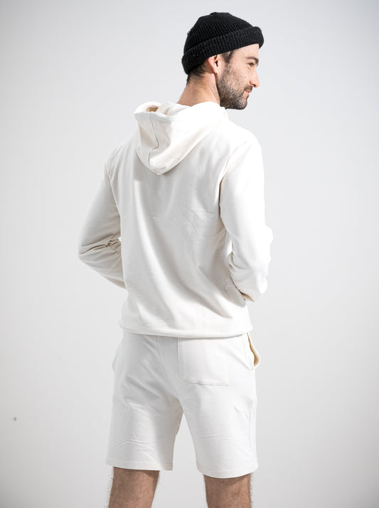 Herren kurze Sweat Hose (beige)