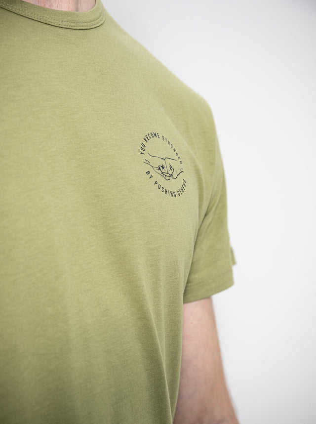 Herren T-Shirt BESTÄRKE ANDERE (olivgrün)