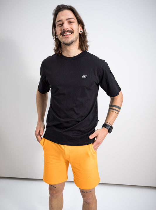 Herren kurze sportliche Hose (orange)