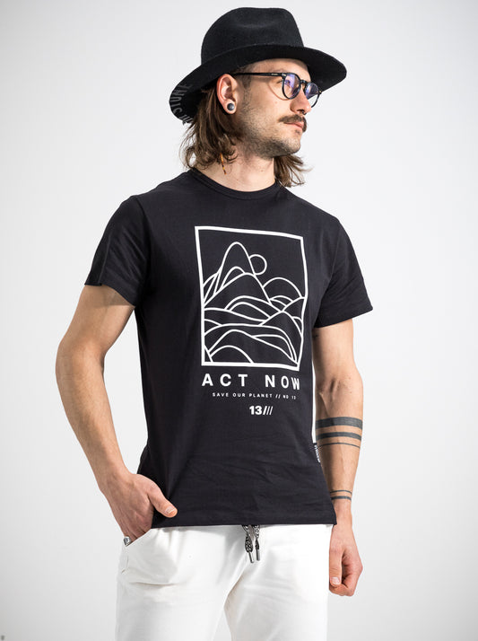Herren T-Shirt HANDEL JETZT (schwarz)