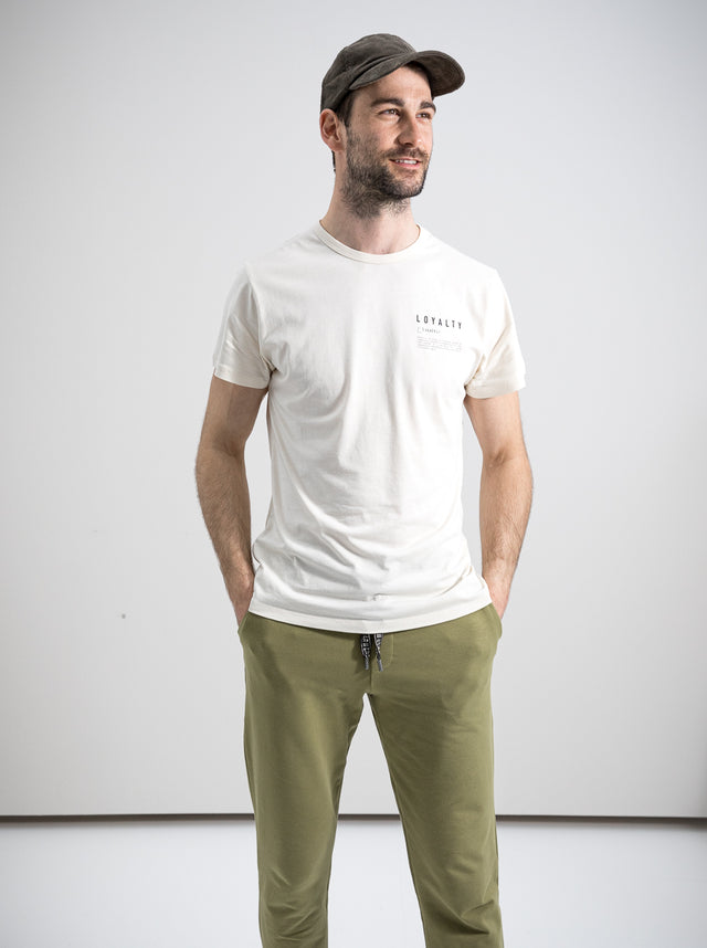 Herren T-Shirt LOYALITÄT (beige)
