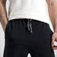 Herren lässige Jogginghose (schwarz)
