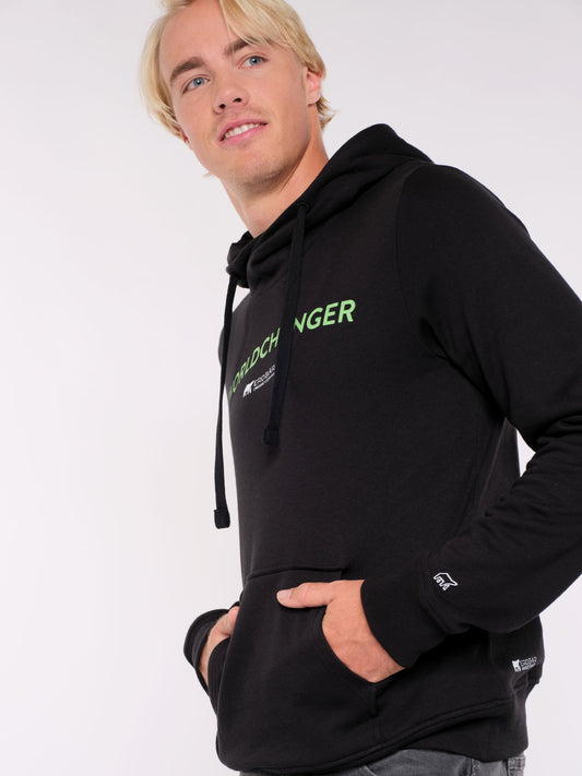 Herren Hoodie WORLDCHANGER 01 (schwarz)