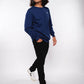Herren Sweater WILDLEBEN ZÄHLT (dunkel blau)
