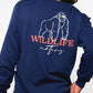 Herren Sweater WILDLEBEN ZÄHLT (dunkel blau)