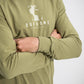Herren Sweater UNSER ZUHAUSE (olivgrün)