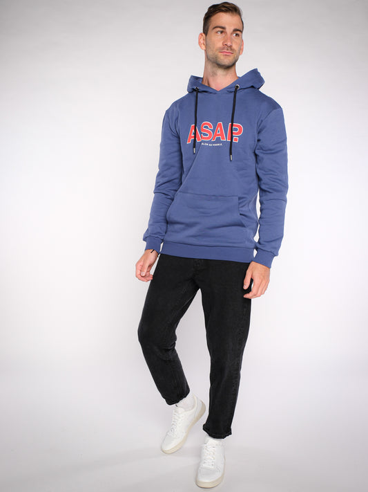Herren Hoodie ASAP. (blau)