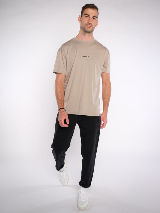 Herren oversized T-Shirt CHILLEN (beige)*