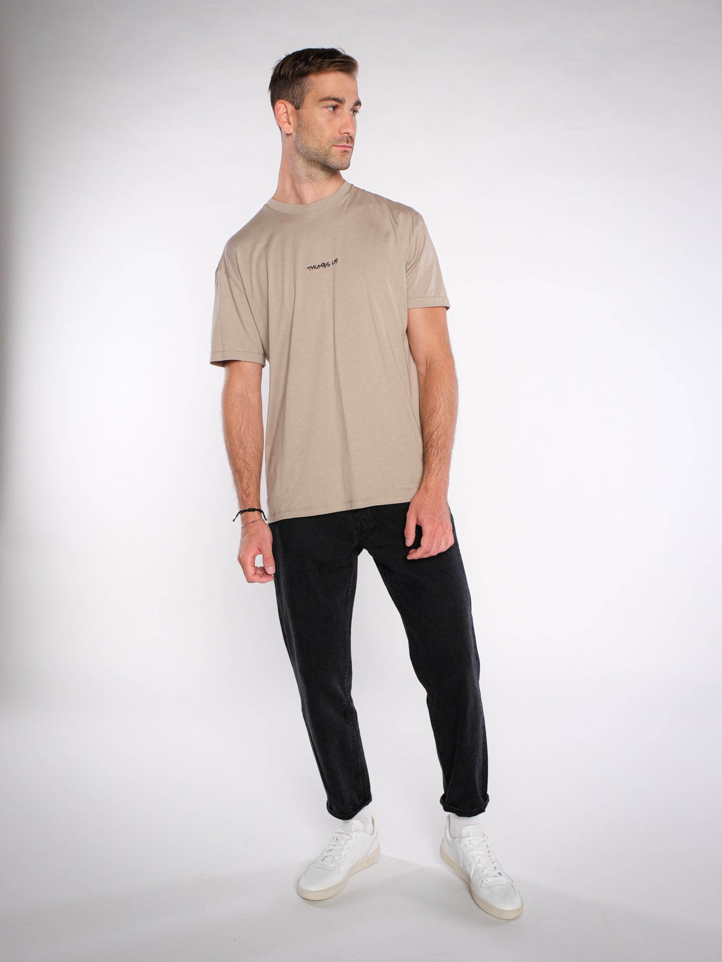Herren oversized T-Shirt CHILLEN (beige)*