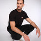 Herren oversized T-Shirt DEIN KUNSTWERK (schwarz)*