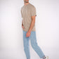 Herren oversized T-Shirt REAL (beige)*