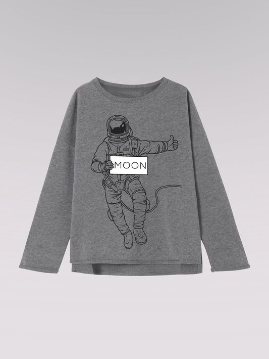 Kinder Sweater (grau) - ASTRONAUT