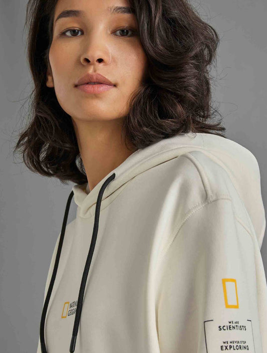 National Geographic Damen Sweater (sternen weiß)