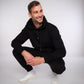 Unisex Hoodie REAL (schwarz)