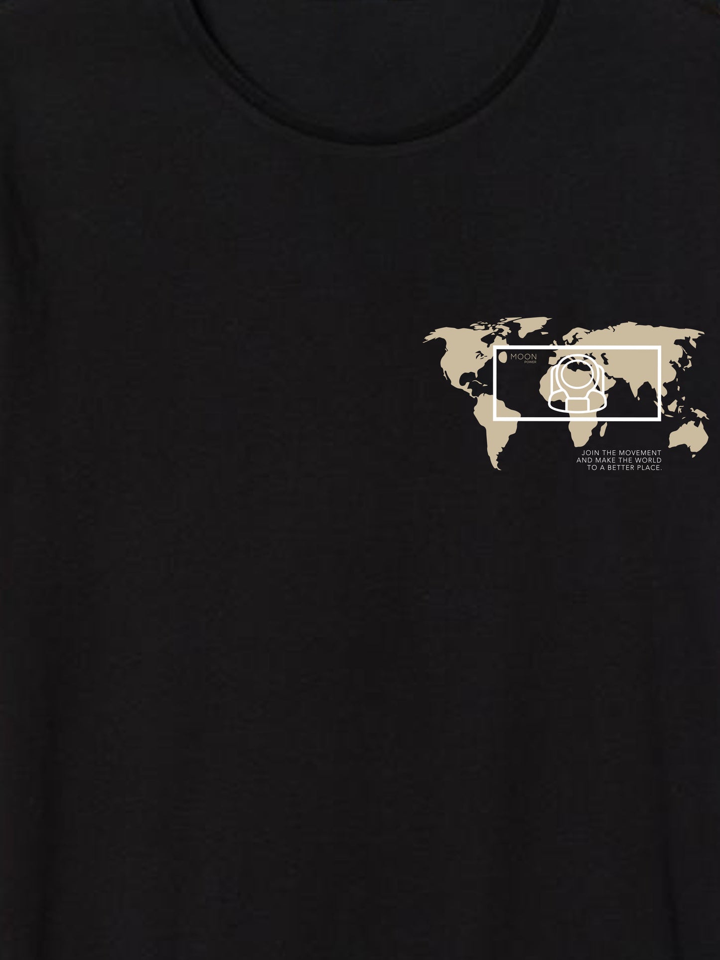 Herren T-Shirt ASTRONAUT (schwarz)