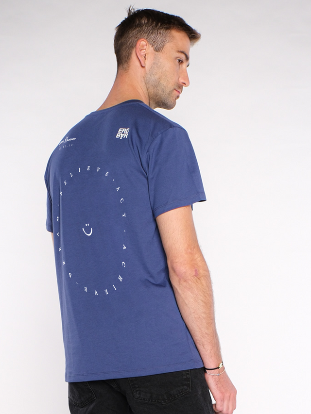 Men - DREAM BIG - T-shirt blau