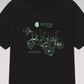 Kinder T-Shirt MOND AUTO (schwarz)