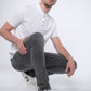Herren Poloshirt ERDBÄR (weiß)